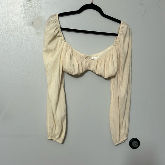 12th Tribe Tops - 12th Tribe  champagne colored bralette crop top Size Small